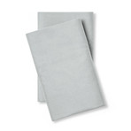 Cool + Crisp 100% Cotton Percale Pillow Case Pair // Light Gray (Standard/Queen)