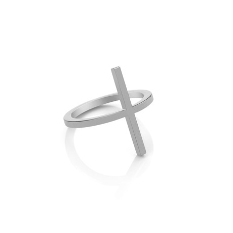 Dash Ring // Stainless Steel (Size 5)