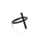 Dash Ring // Matte Black (Size 5)