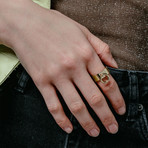 Hinge Ring // Gold (Size 5)