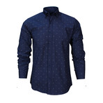 Gino Button Up Shirt // Sport Fit // Dark Blue (M)