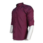 Ruslan Button Up Shirt // Sport Fit // Bordeaux (XL)