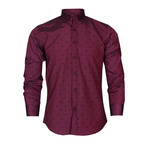 Marco Button Up Shirt // Sport Fit // Bordeaux (XL)