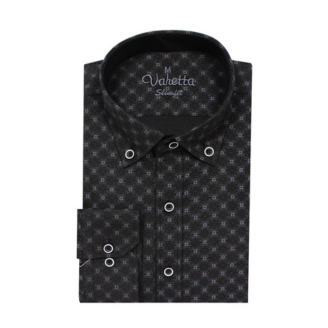 Jamil Button Up Shirt // Sport Fit // Black (S)