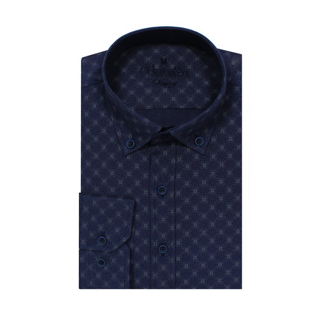 Amory Button Up Shirt // Sport Fit // Dark Blue (S)