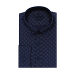 Amory Button Up Shirt // Sport Fit // Dark Blue (L)