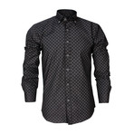 Jamil Button Up Shirt // Sport Fit // Black (M)