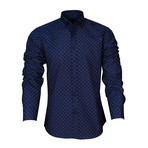 Amory Button Up Shirt // Sport Fit // Dark Blue (L)