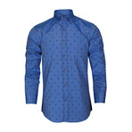 Medus Button Up Shirt // Sport Fit // Blue (XL)