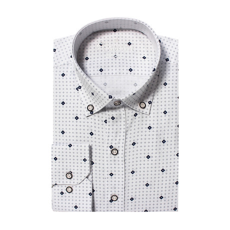 Phoenix Button Up Shirt // Sport Fit // White (S)