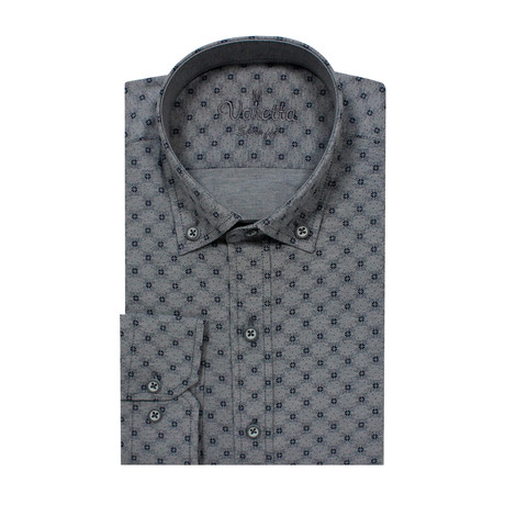 Chawki Button Up Shirt // Sport Fit // Gray (S)