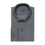 Chawki Button Up Shirt // Sport Fit // Gray (XL)