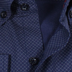 Blane Button Up Shirt // Classic Fit // Dark Blue (M)