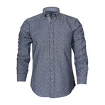 Tatum Button Up Shirt // Sport Fit // Dark Blue (M)