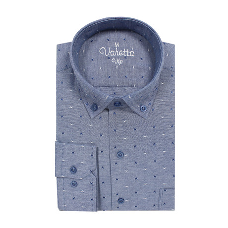 Horus Button Up Shirt // Classic Fit // Blue (S)