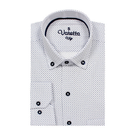 Max Button Up Shirt // Classic Fit // White (S)