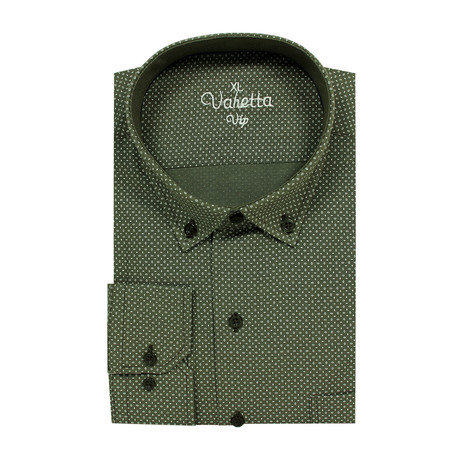 Travis Button Up Shirt // Classic Fit // Green (S)