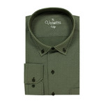 Travis Button Up Shirt // Classic Fit // Green (M)