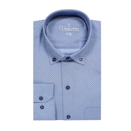 Evin Button Up Shirt // Classic Fit // Blue (S)