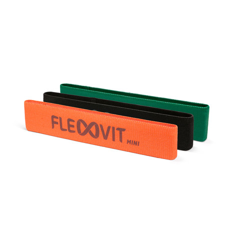 FLEXVIT Mini Band // "Athlete" Bundle + Washnet (Athlete // Orange, Green, Black)