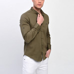 Adam Button Down Shirt // Khaki (XL)