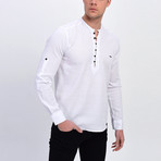 Eric Button Shirt // White (L)