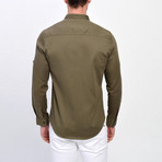 Adam Button Down Shirt // Khaki (S)