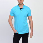 Short Sleeve Polo // Light Turquoise (L)