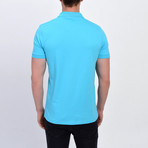 Short Sleeve Polo // Light Turquoise (L)