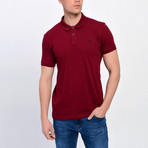 Short Sleeve Polo // Bordeaux (XL)