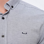 Short Sleeve Button Down // Navy Blue (XL)