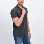 Allen Short Sleeve Polo // Anthracite (L)