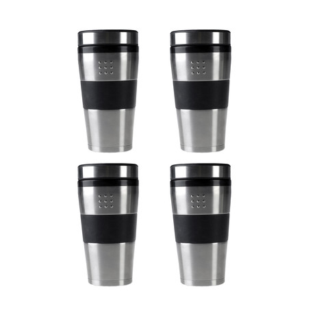 Orion // 16oz Stainless Steel Travel Mug // Set of 4