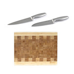 Geminis // Cutlery & Board // 3 Piece Set