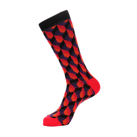 Sang Sock // Red + Purple + Black