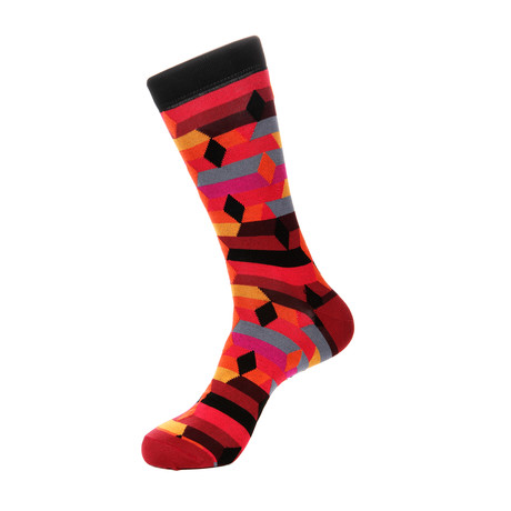 Fritz Sock // Red + Black