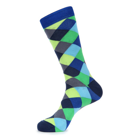 Kory Sock // Blue + Green