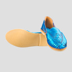 Women's Dreams Huarache Shoe // Metallic Blue + Dark Blue Insole (US Size 9)