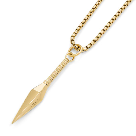 Kunai Pendant (Gold)