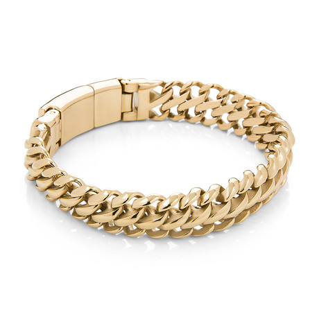 Maile Bracelet // Gold (7.5"L)