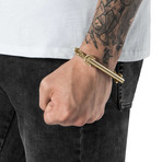 Lockdown Bracelet // Gold (7"L)