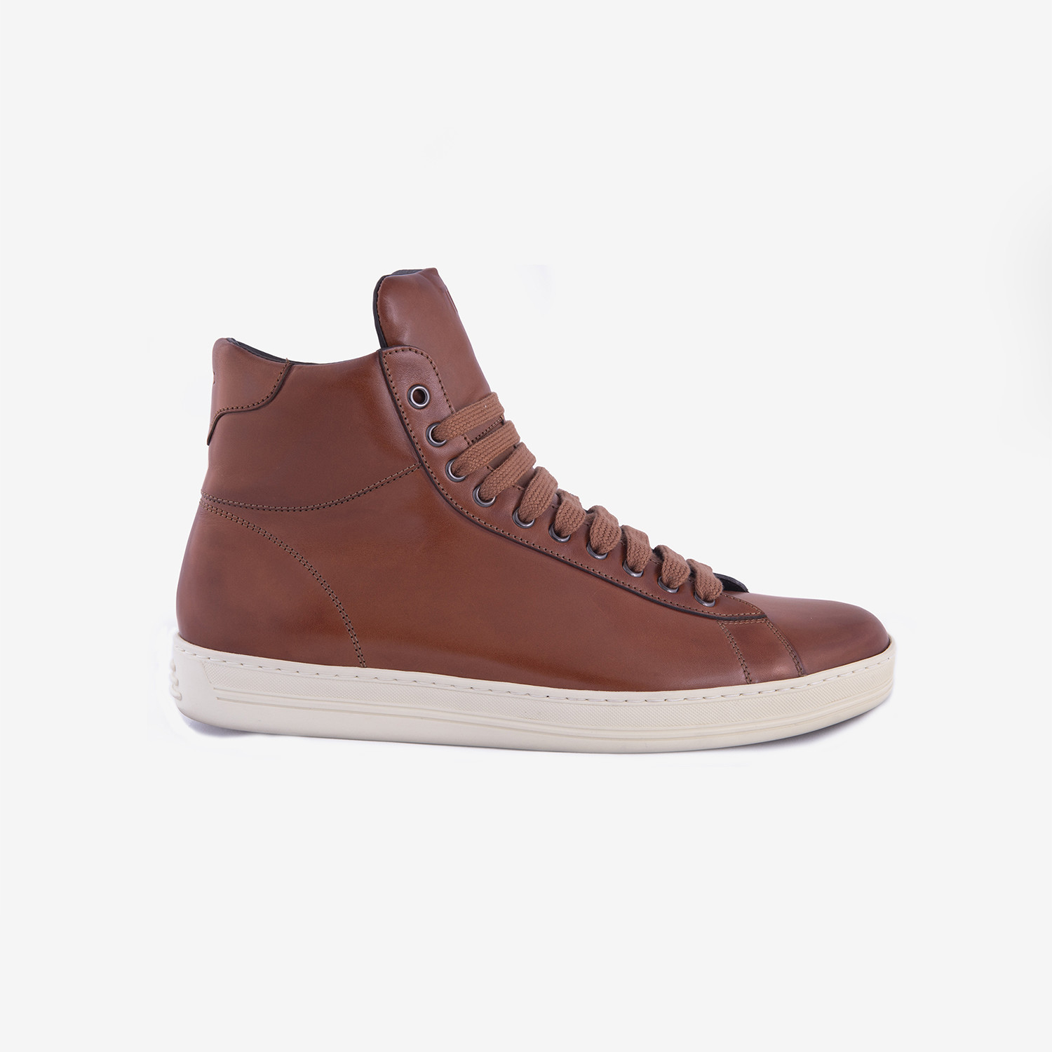 Tom Ford // High Top Sneakers // Informal Brown (US: 6) - Designer ...