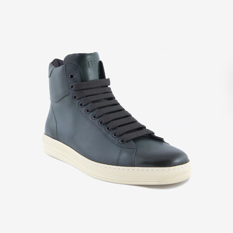 Tom Ford // High Top Sneakers // Green (US: 7)
