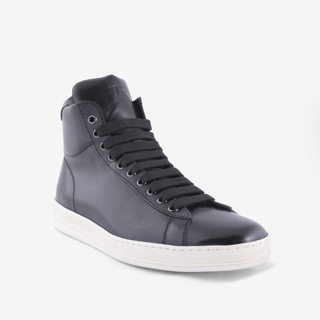 Tom Ford // High Top Sneakers // Black (US: 7.5)