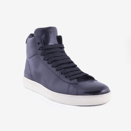 Tom Ford // High Top Sneakers // Blue (US: 8)
