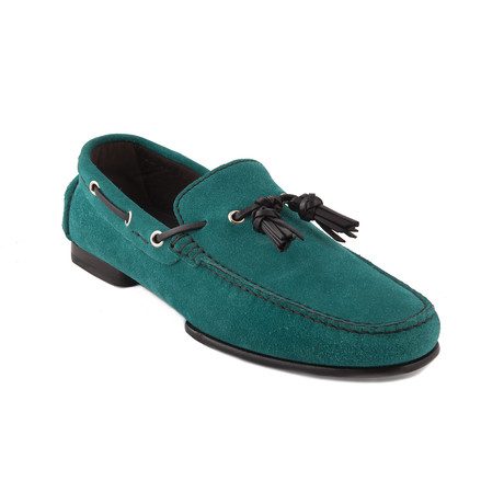 Tom Ford // Suede Loafers // Turquoise (US: 8)