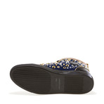 Siseley High-Top Sneaker // Navy + Gold (US: 7)