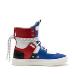 Stryder High-Top Sneaker // Red + White + Blue (US: 9)