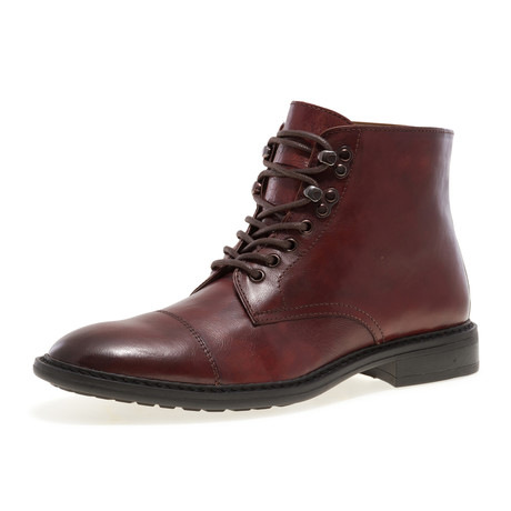 Paxton X Lace-Up Dress Boot // Burgundy (US: 7)