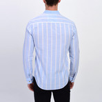 Stripe Long Sleeve // Ice Blue (XL)